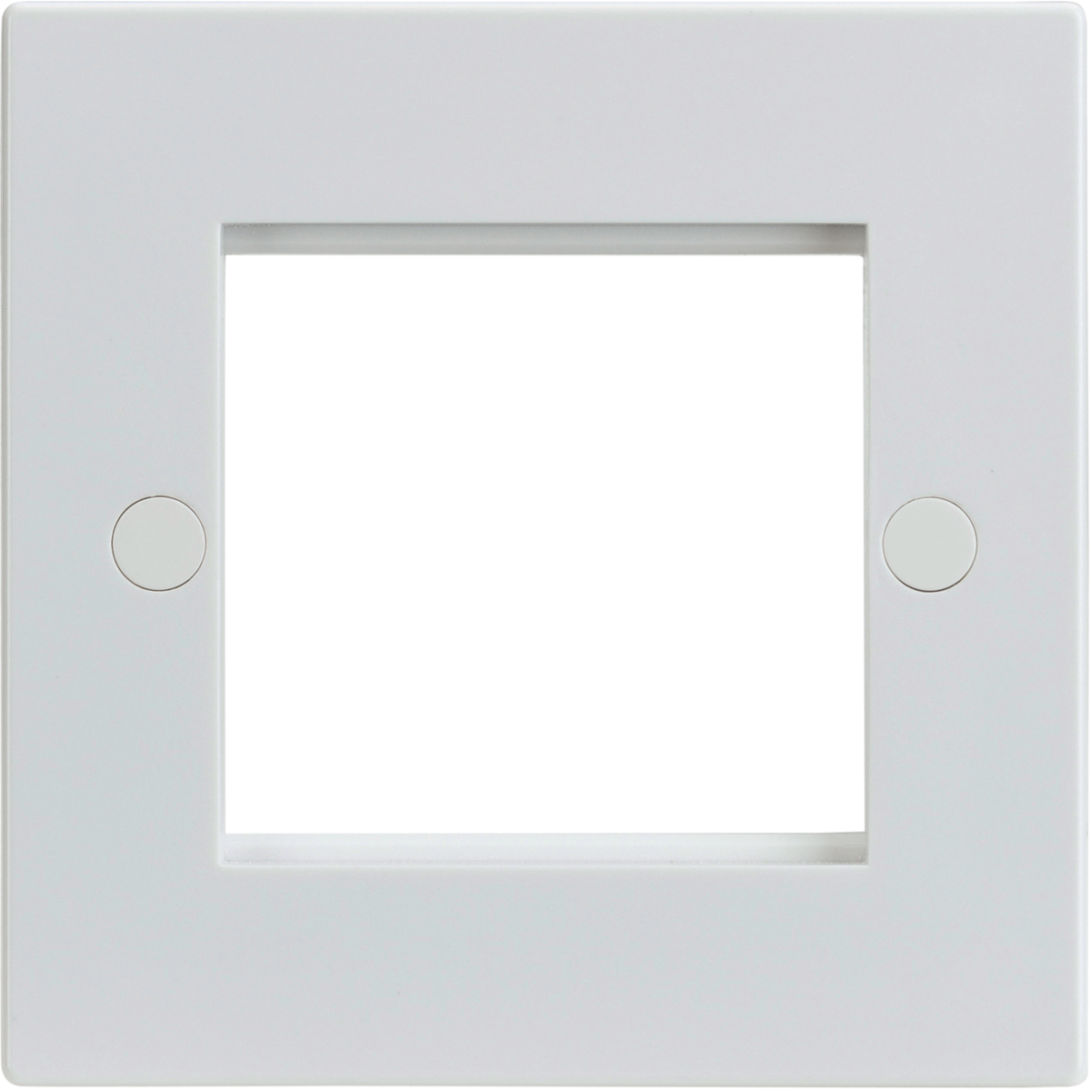 Knightsbridge NET2GWH 2G Modular Faceplate - White