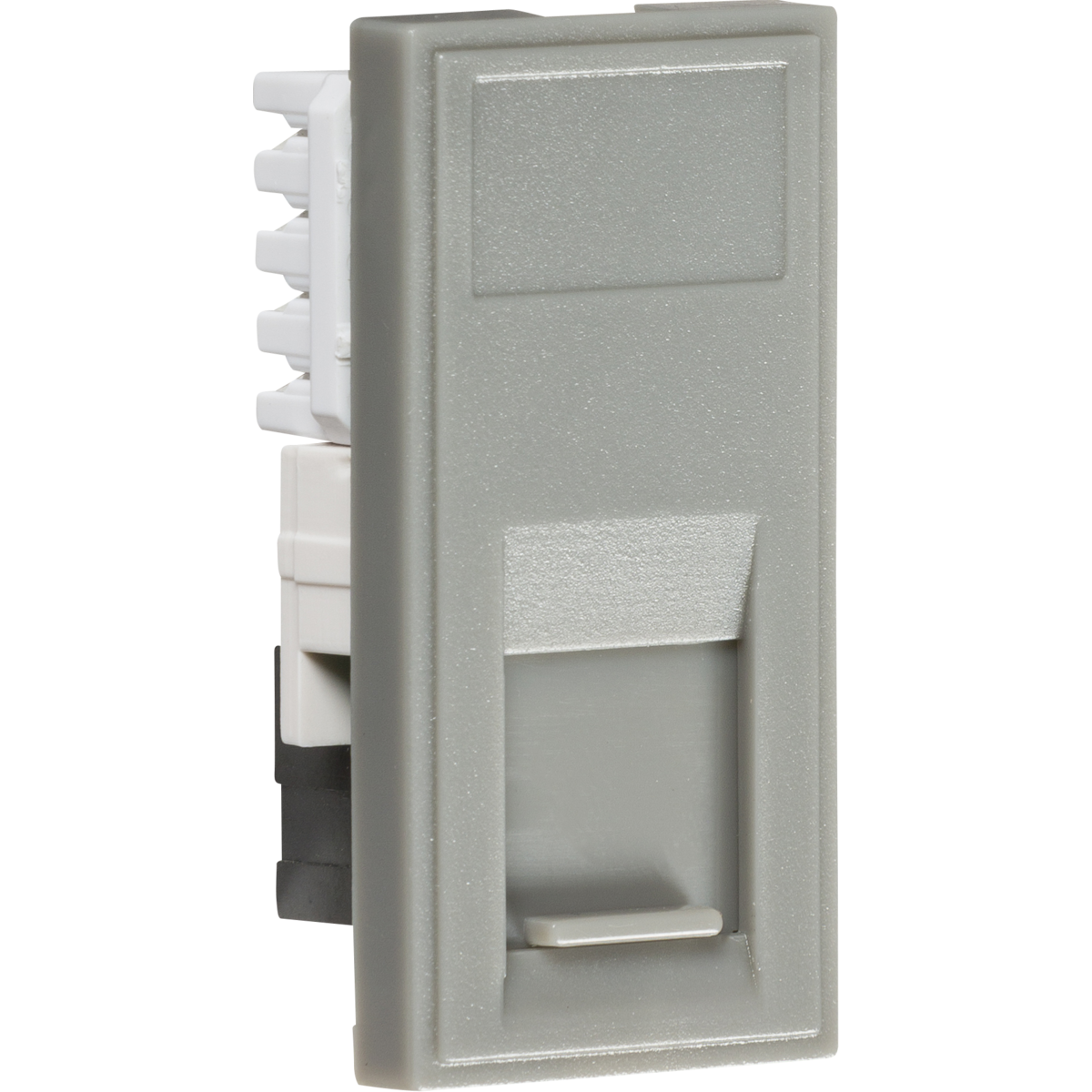 Knightsbridge NETCAT5GY UTP CAT5e RJ45 Outlet Module 25 x 50mm - Grey