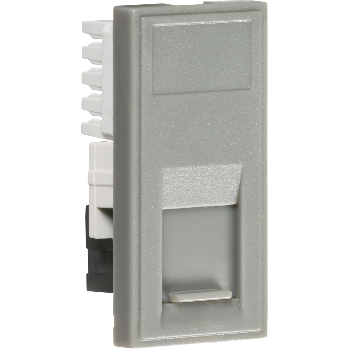 Knightsbridge NETCAT6GY UTP CAT6 RJ45 Outlet Module 25 x 50mm - Grey