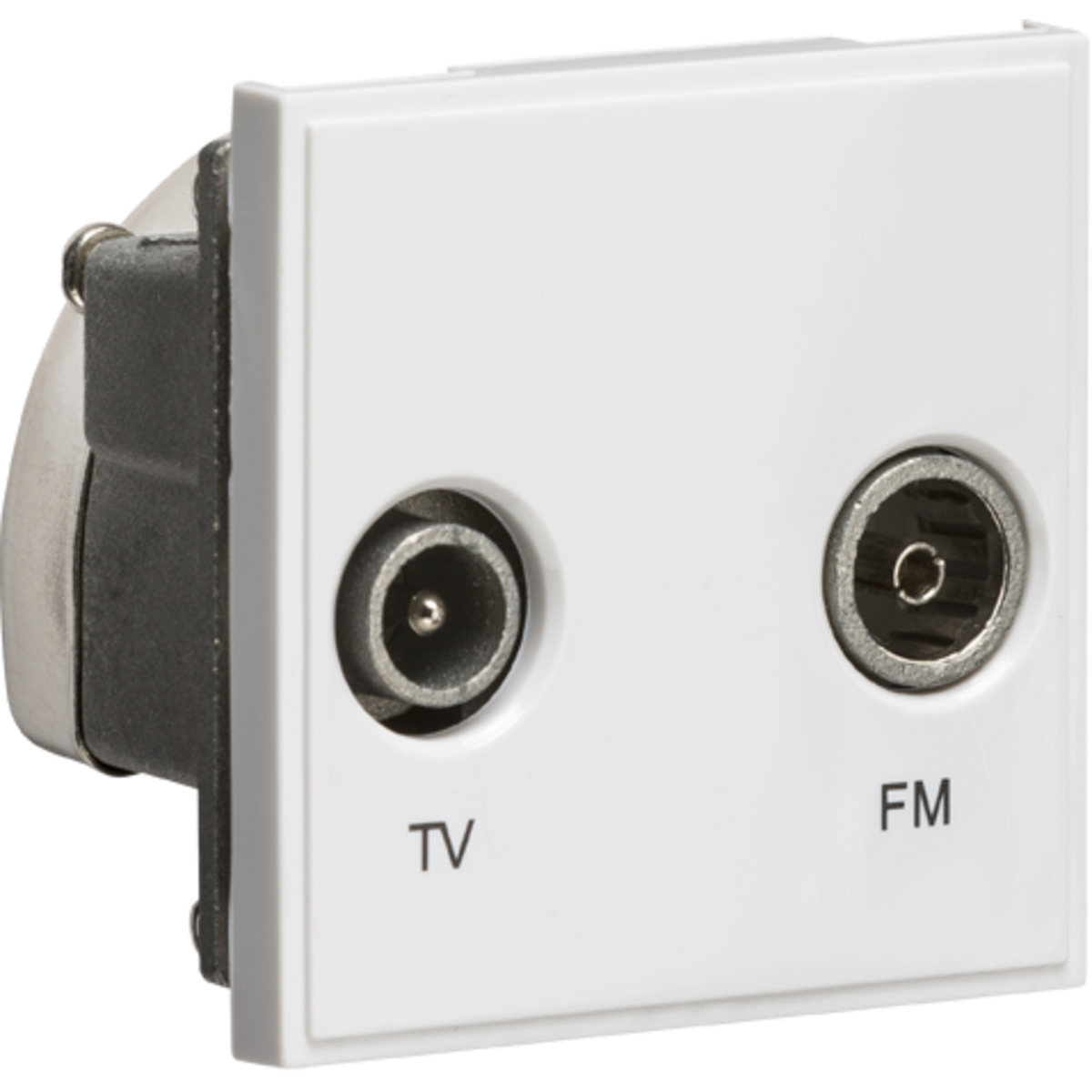 Knightsbridge NETDITVWH Diplexed TV /FM DAB Outlet Module 50 x 50mm - White