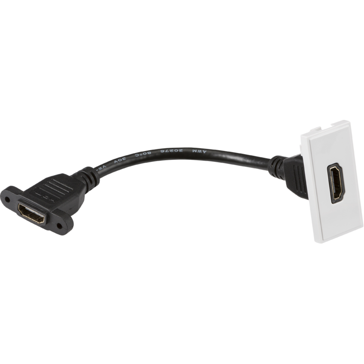 Knightsbridge NETHDMIWH HDMI outlet module 25 x 50mm - white