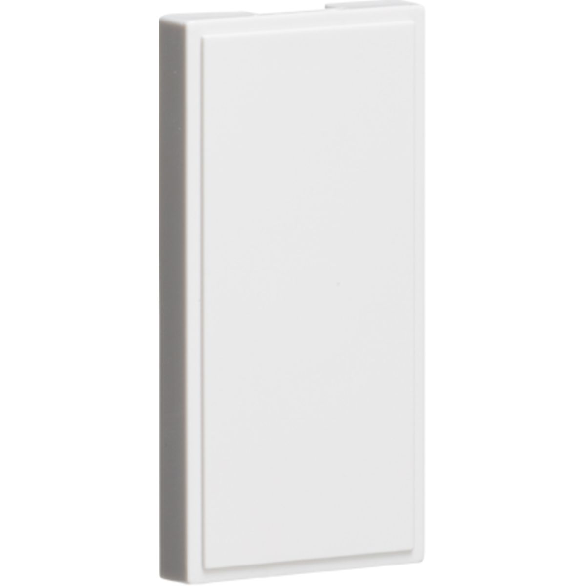 Knightsbridge NETHWH Half Blanking Module 25 x 50mm White