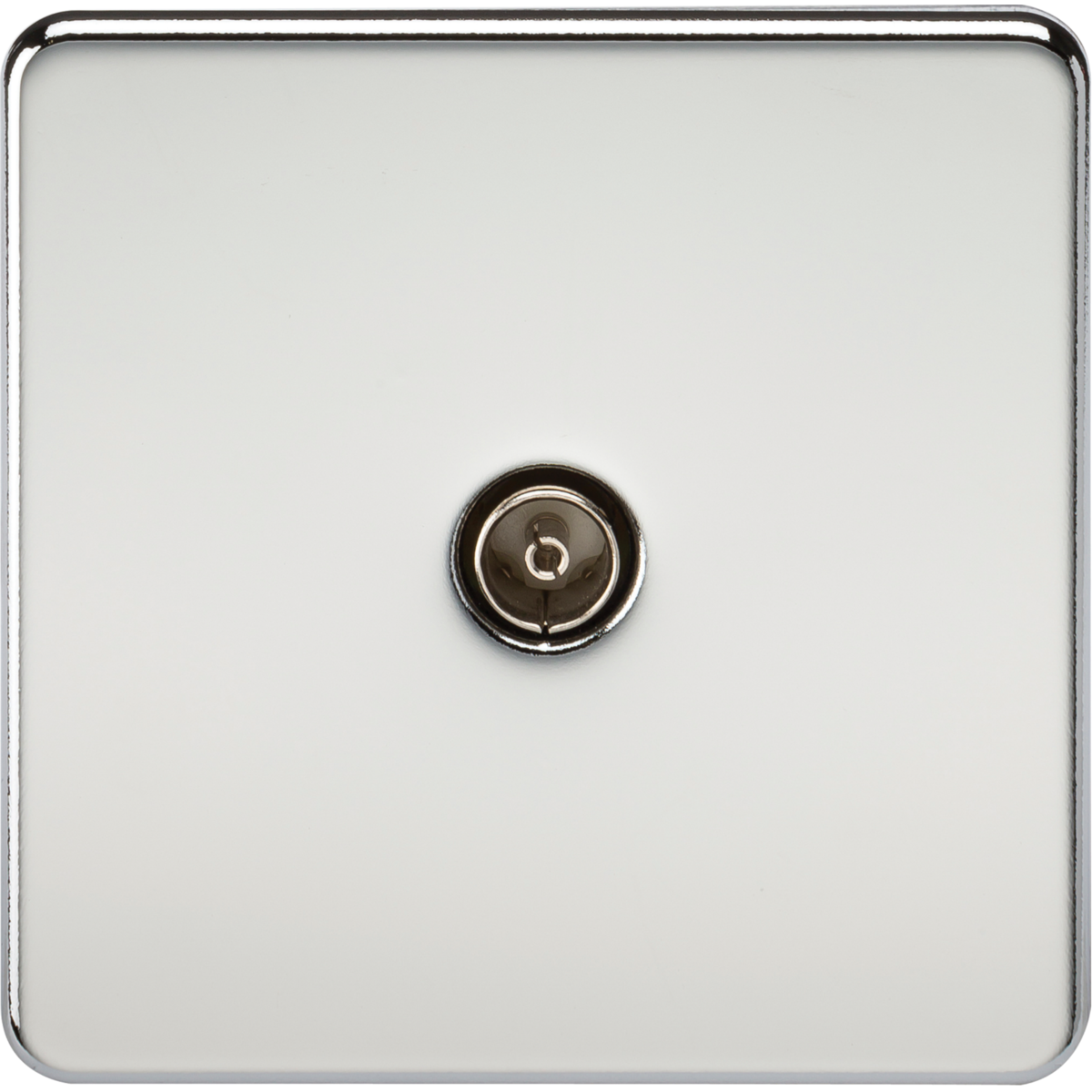 Knightsbridge SF0100PC TV Outlet (Non-Isolated) Polished Chrome