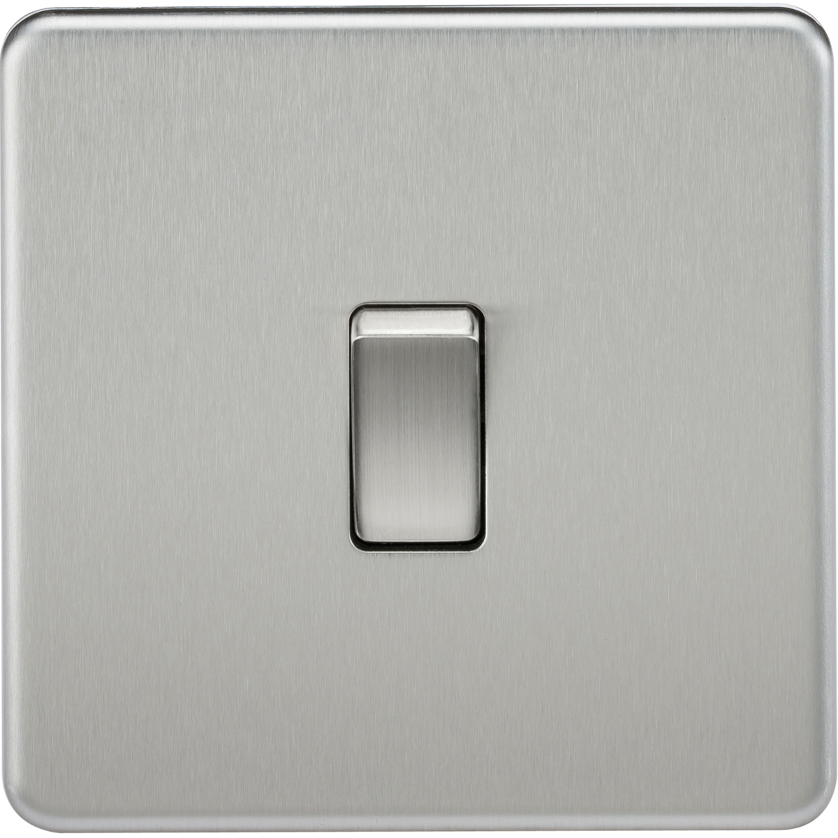 Knightsbridge SF1000DPBC 10AX 1G DP Switch Brushed Chrome