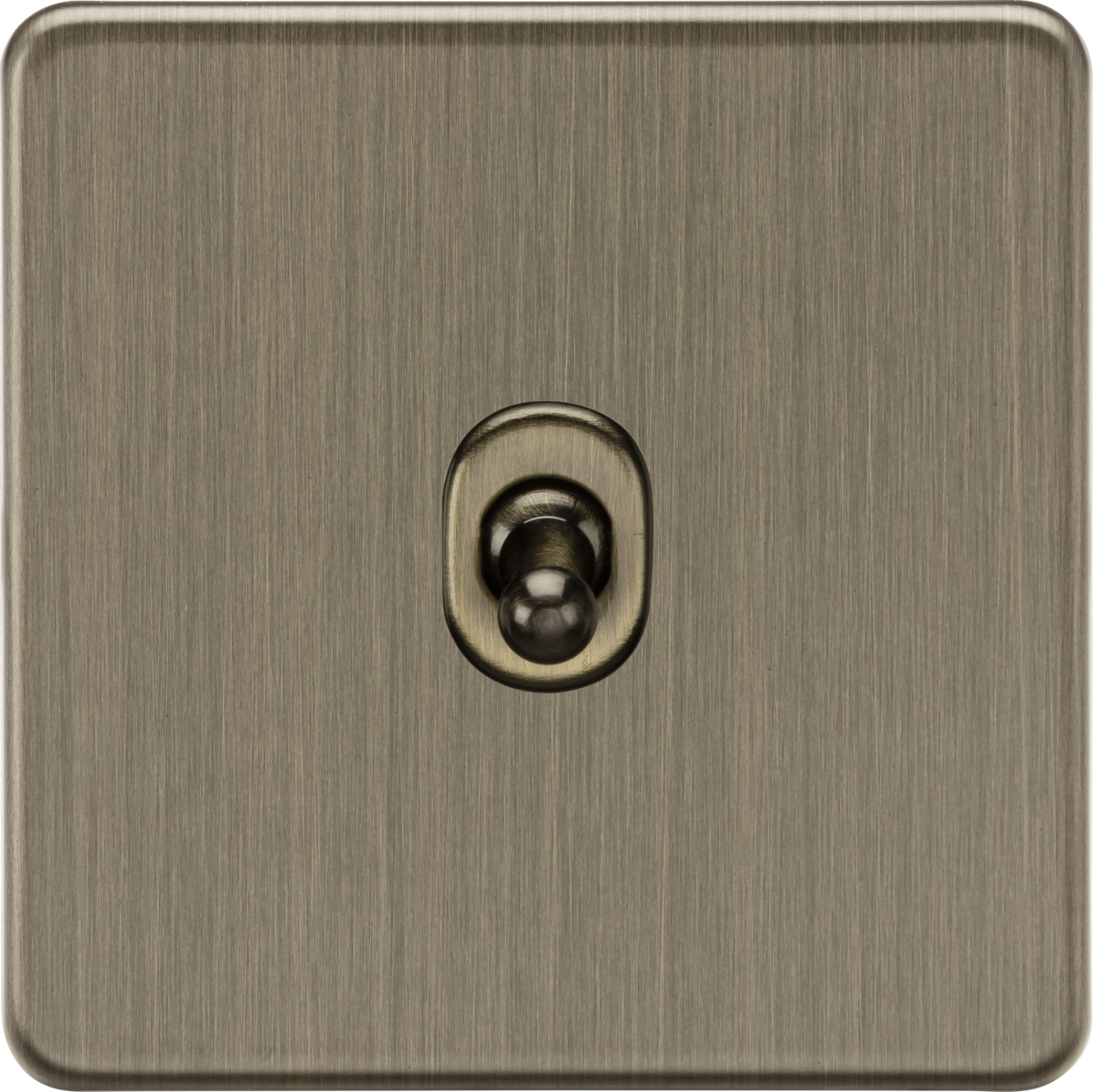 Knightsbridge SF12TOGAB 10AX 1G Intermediate Toggle Switch Antique Brass