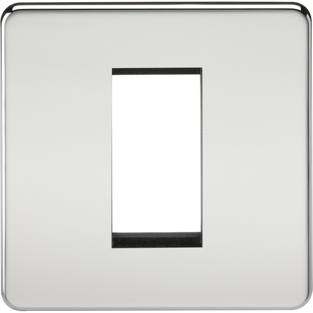 Knightsbridge SF1GPC 1G Modular Faceplate - Polished Chrome