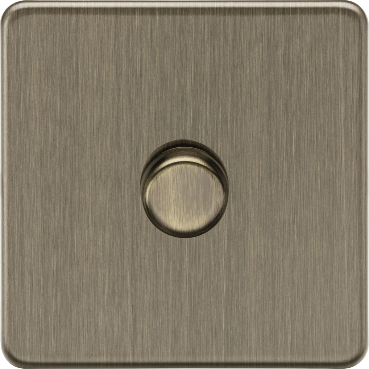 Knightsbridge SF2191AB 1G 2-way 10-200W (5-150W LED) Intelligent dimmer Antique Brass