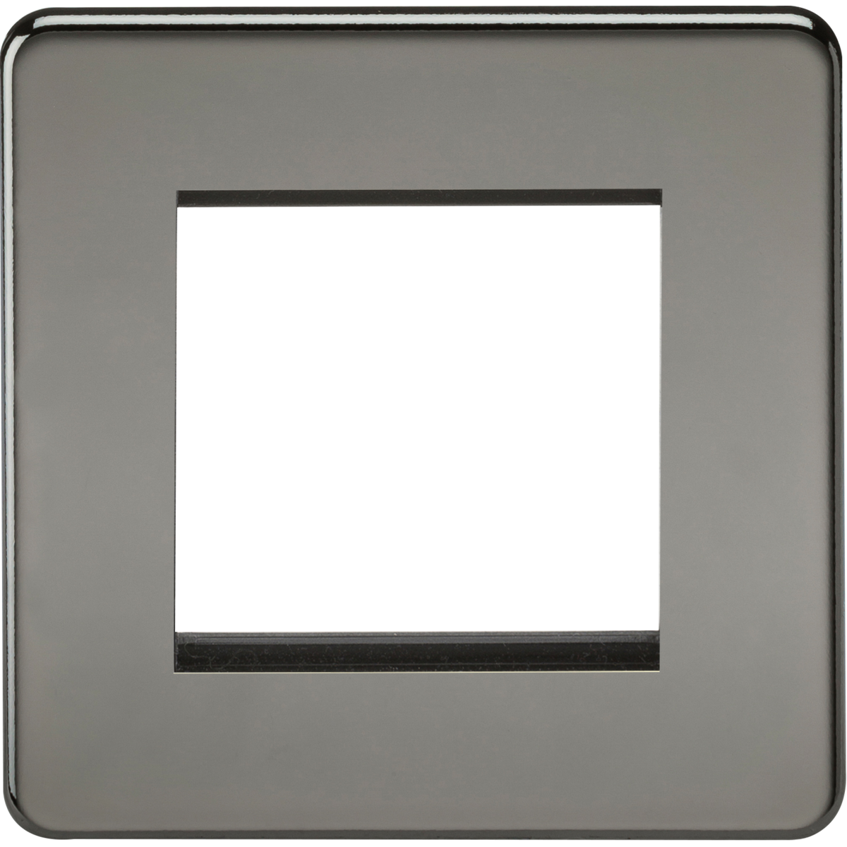 Knightsbridge SF2GBN 2G Modular Faceplate - Black Nickel