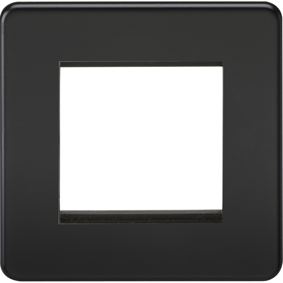 Knightsbridge SF2GMB 2G Modular Faceplate - Matt Black