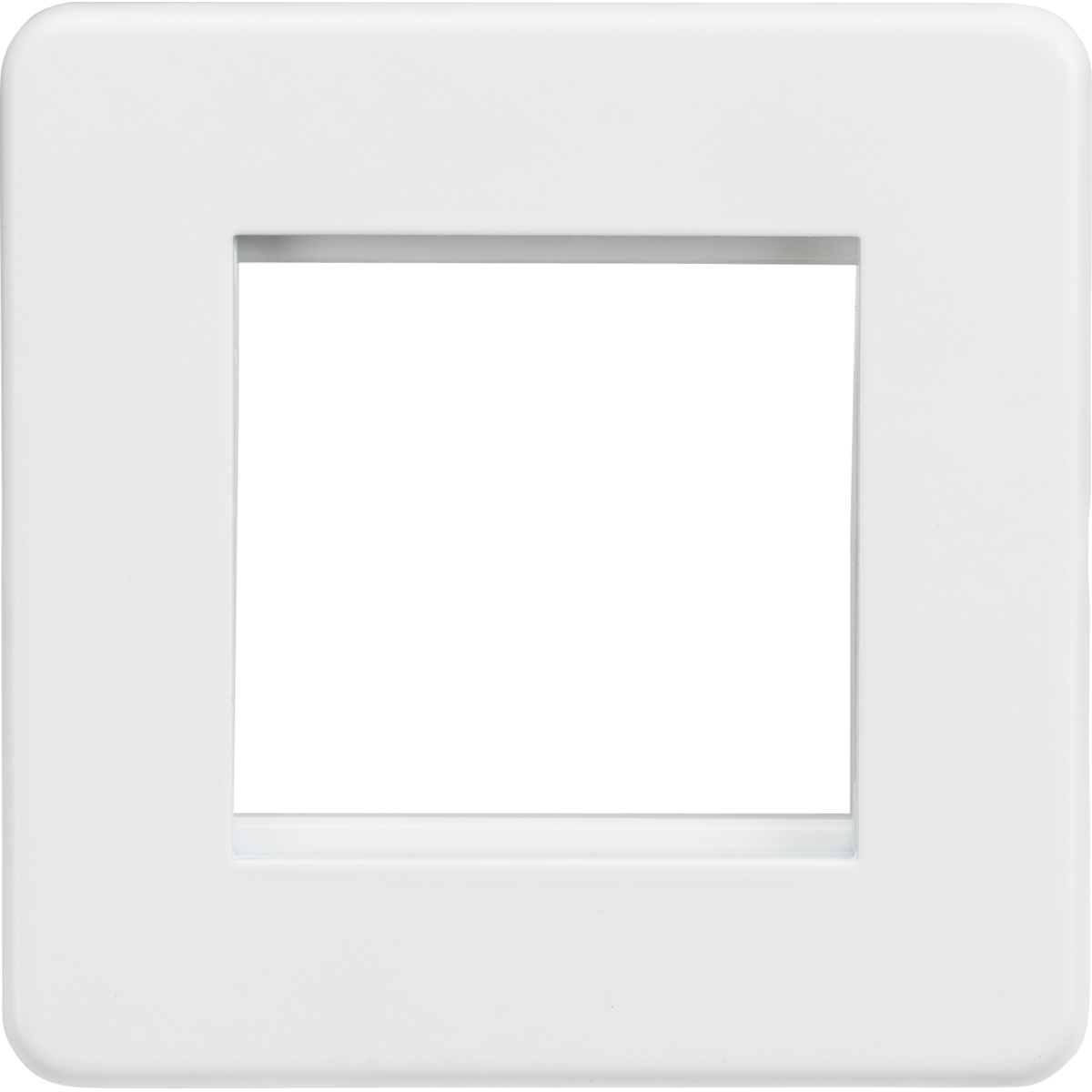 Knightsbridge SF2GMW 2G Modular Faceplate - Matt White