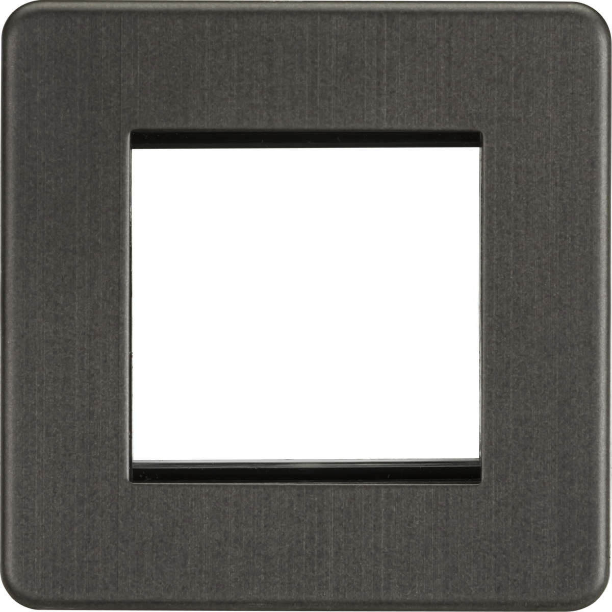 Knightsbridge SF2GSB 2G Modular Faceplate - Smoked Bronze