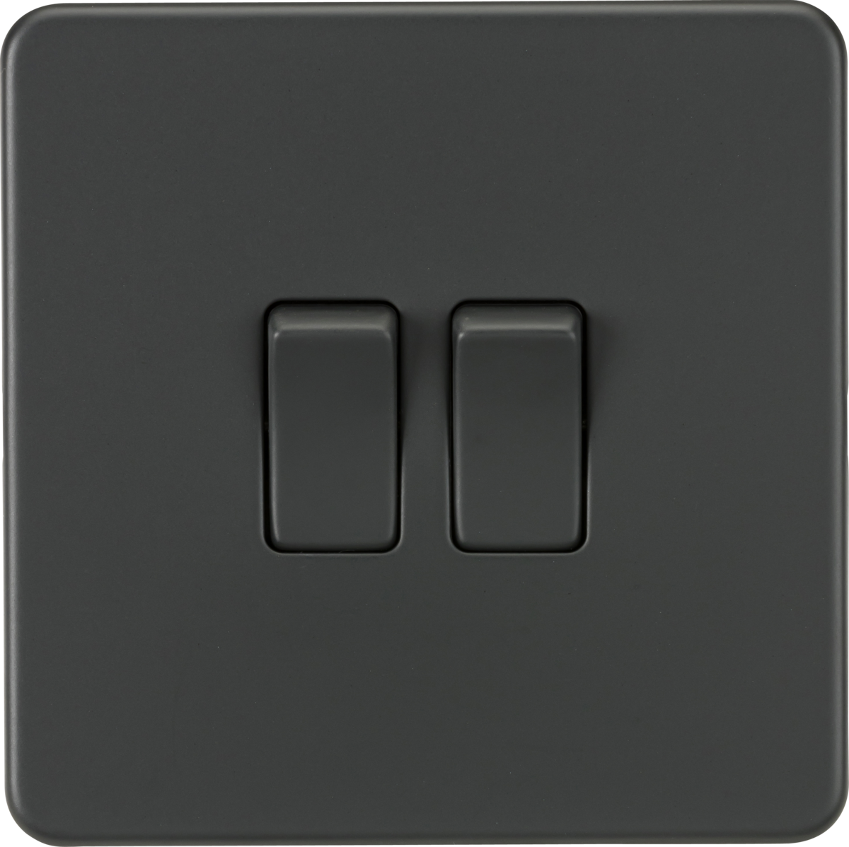 Knightsbridge SF3000AT 10AX 2G 2-way Switch Anthracite