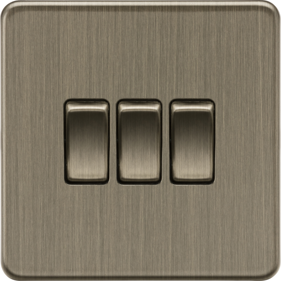 Knightsbridge SF4000AB 10AX 3G 2-Way Switch Antique Brass