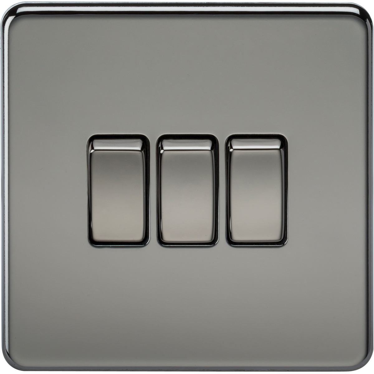 Knightsbridge SF4000BN 10AX 3G 2-way Switch Black Nickel