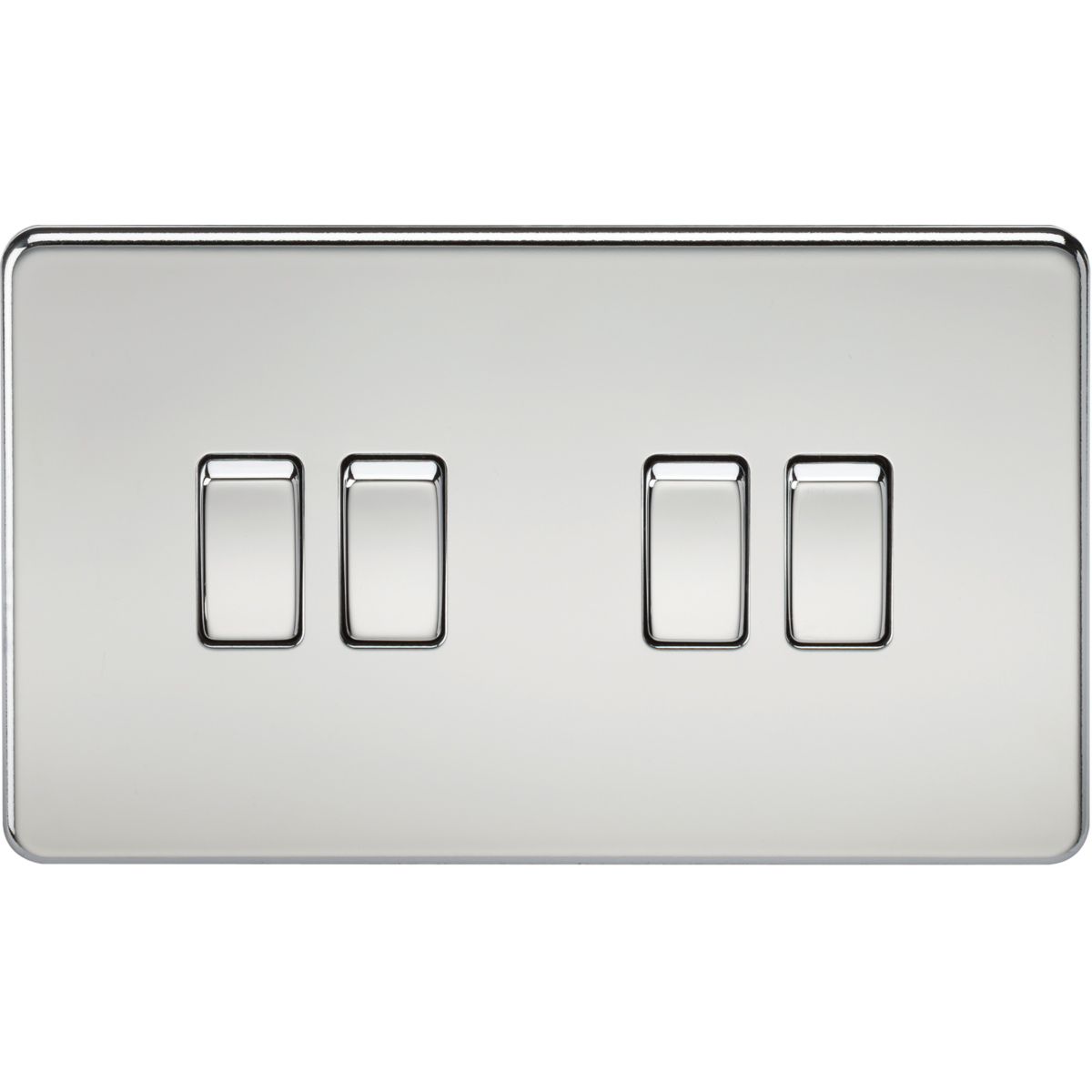 Knightsbridge SF4100PC 10AX 4G 2-way Switch Polished Chrome