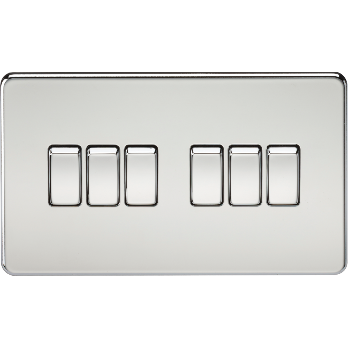 Knightsbridge SF4200PC 10AX 6G 2-way Switch Polished Chrome