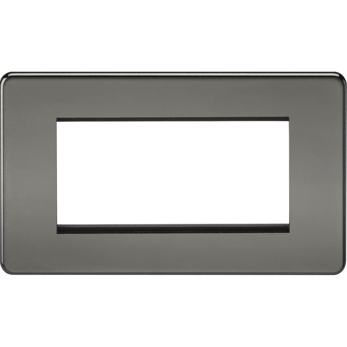 Knightsbridge SF4GBN 4G Modular Faceplate - Black Nickel