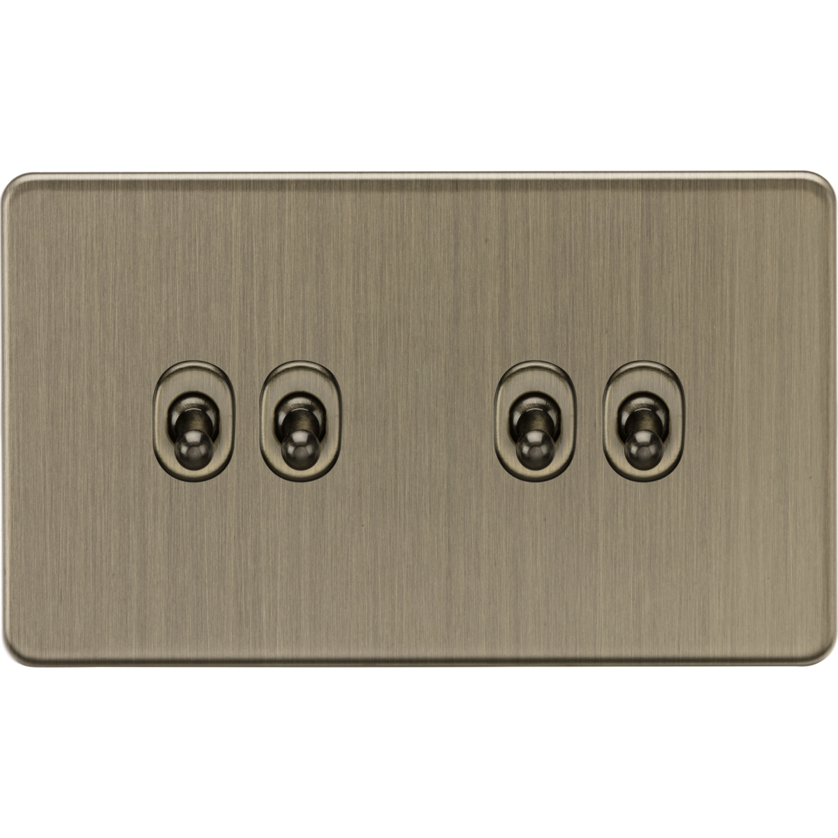 Knightsbridge SF4TOGAB 10AX 4G 2-way Toggle Switch Antique Brass