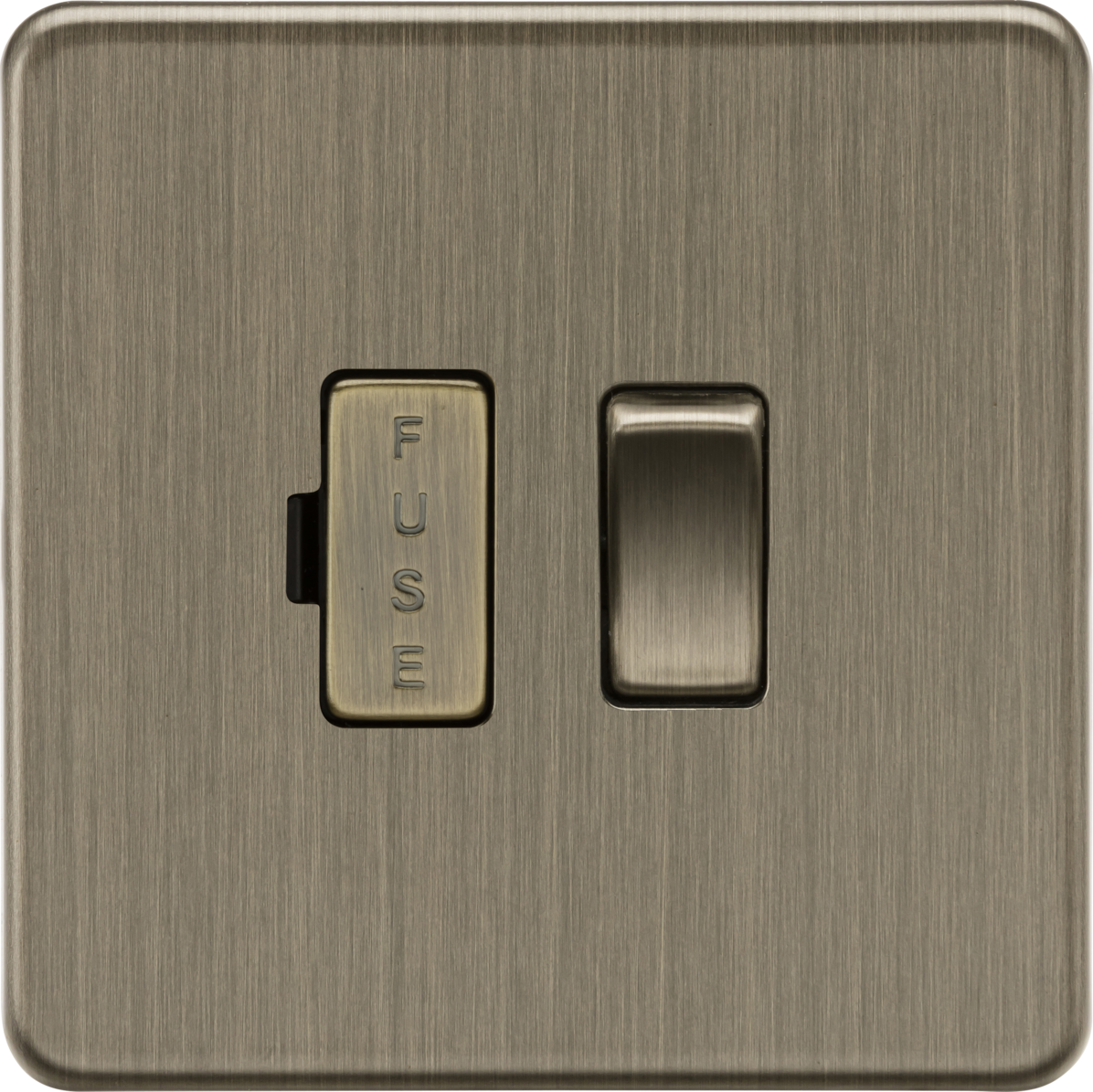 Knightsbridge SF6300AB 13A Switched Fused Spur Unit Antique Brass