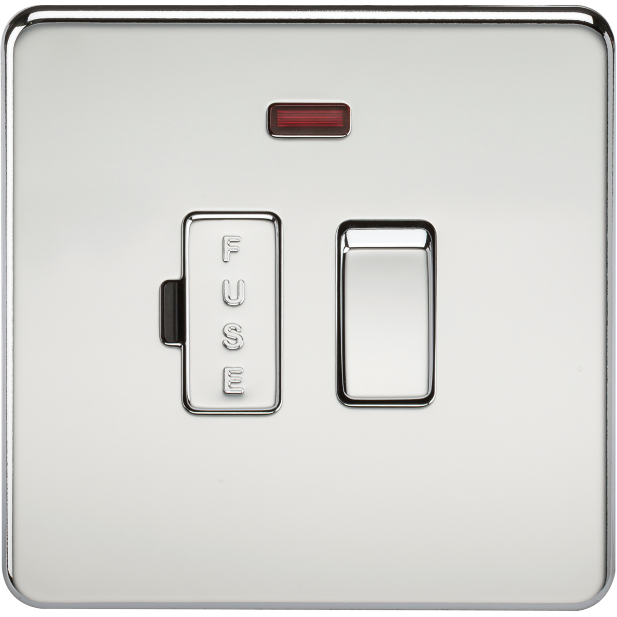 Knightsbridge SF6300NPC 13A Switched Fused Spur Unit with Neon Polished Chrome