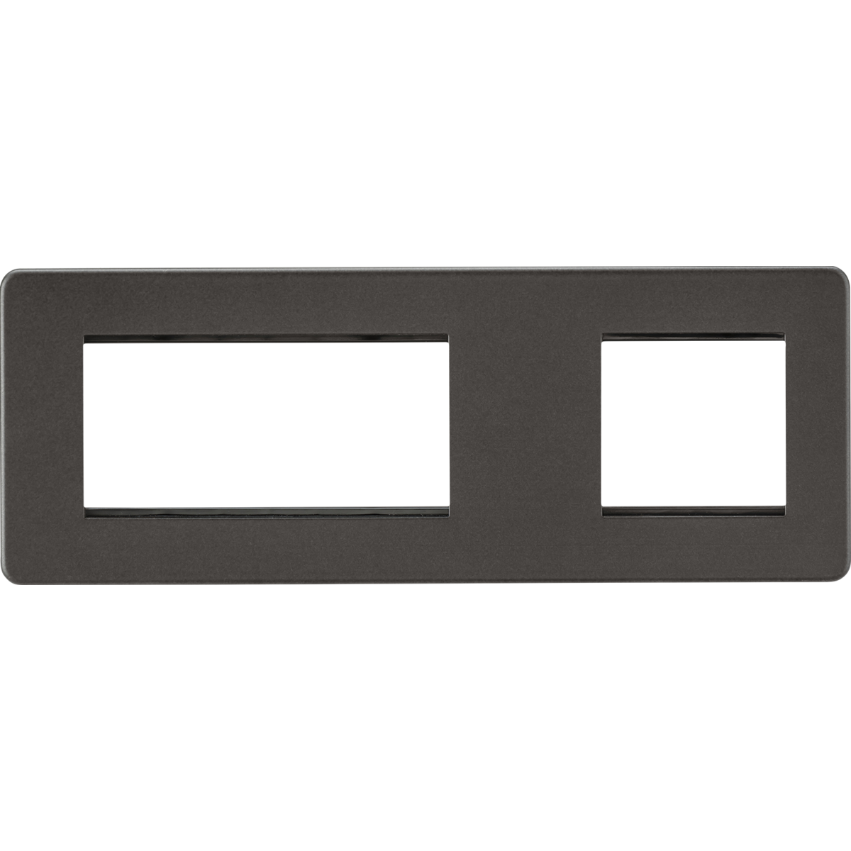 Knightsbridge SF6GSB 6G Modular Faceplate (2G + 4G) - Smoked Bronze