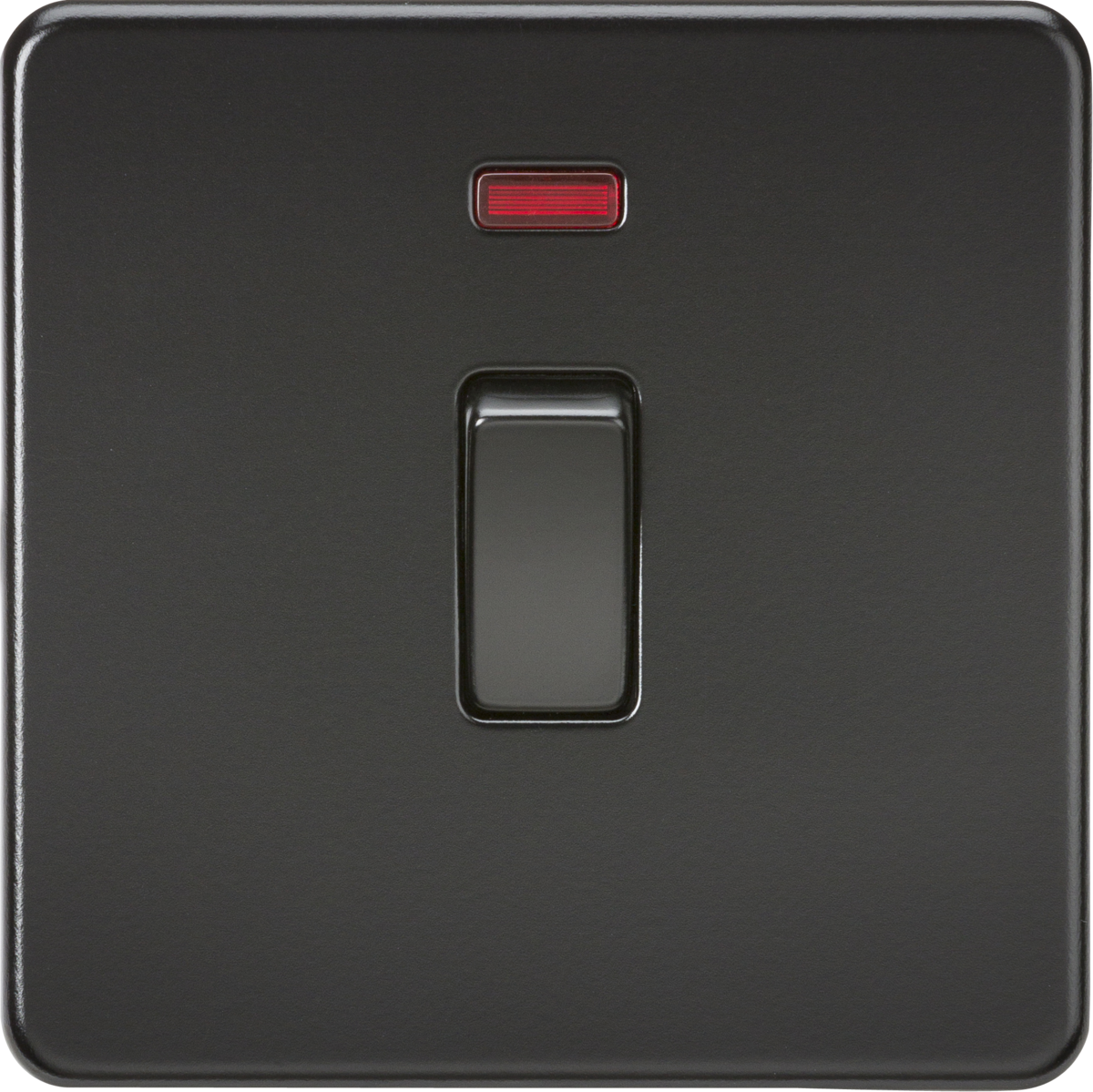 Knightsbridge SF8341NMBB 20A 1G DP Switch with Neon Matt Black