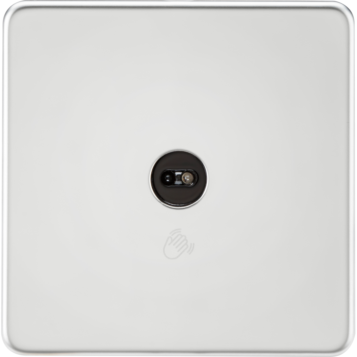Knightsbridge SFTS1PC 230V 1G 1-way Touchless Switch Polished Chrome