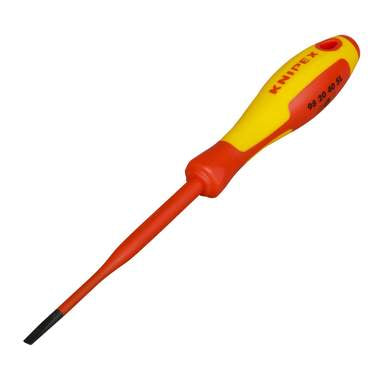 Knipex 4.0mm x 202mm Insulated Slotted Screwdriver