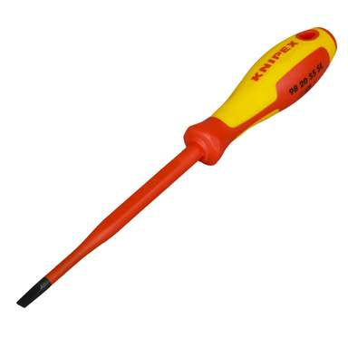 Knipex 5.5mm x 232mm Insulated Slotted Screwdriver