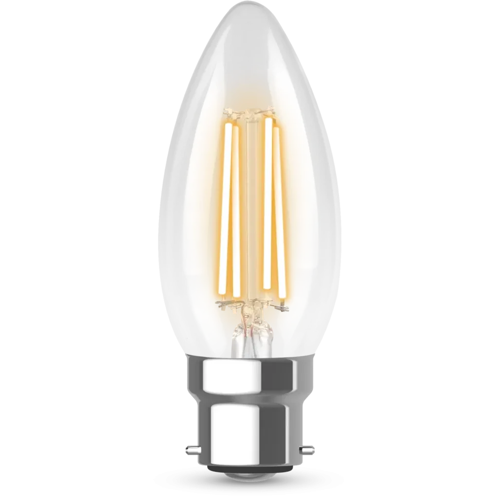 Kosnic FC4.2-BC27 Filament Candle(C35) 4.2W BC (B22) 2700K Clear