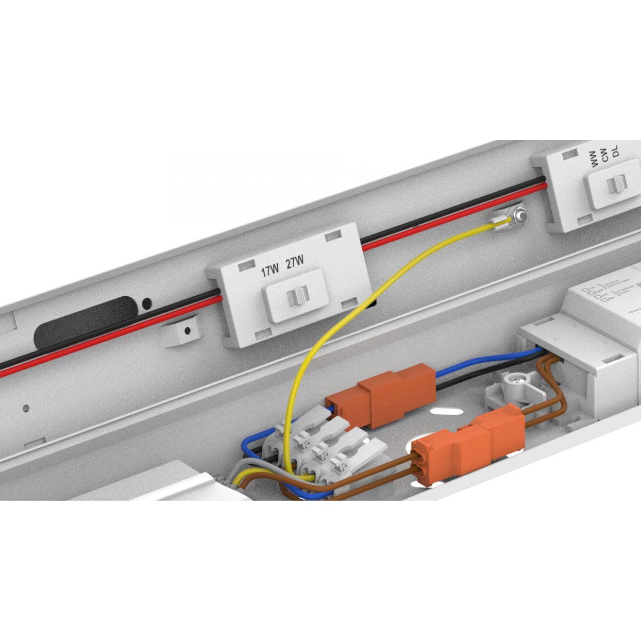 Kosnic NIV6FT63 35/63W 6ft LED Batten Wattage & CCT Switchable