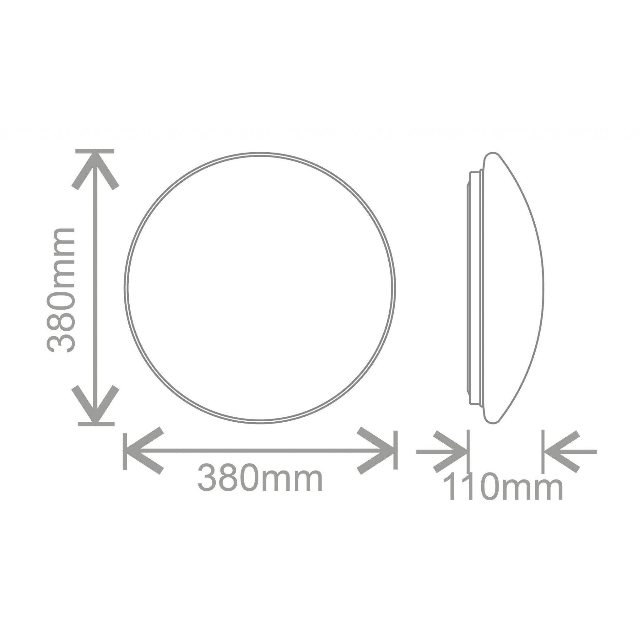 Kosnic PIC18-W40 LED Bulkhead 18W Twist & Lock Integrated LED Bulkhead