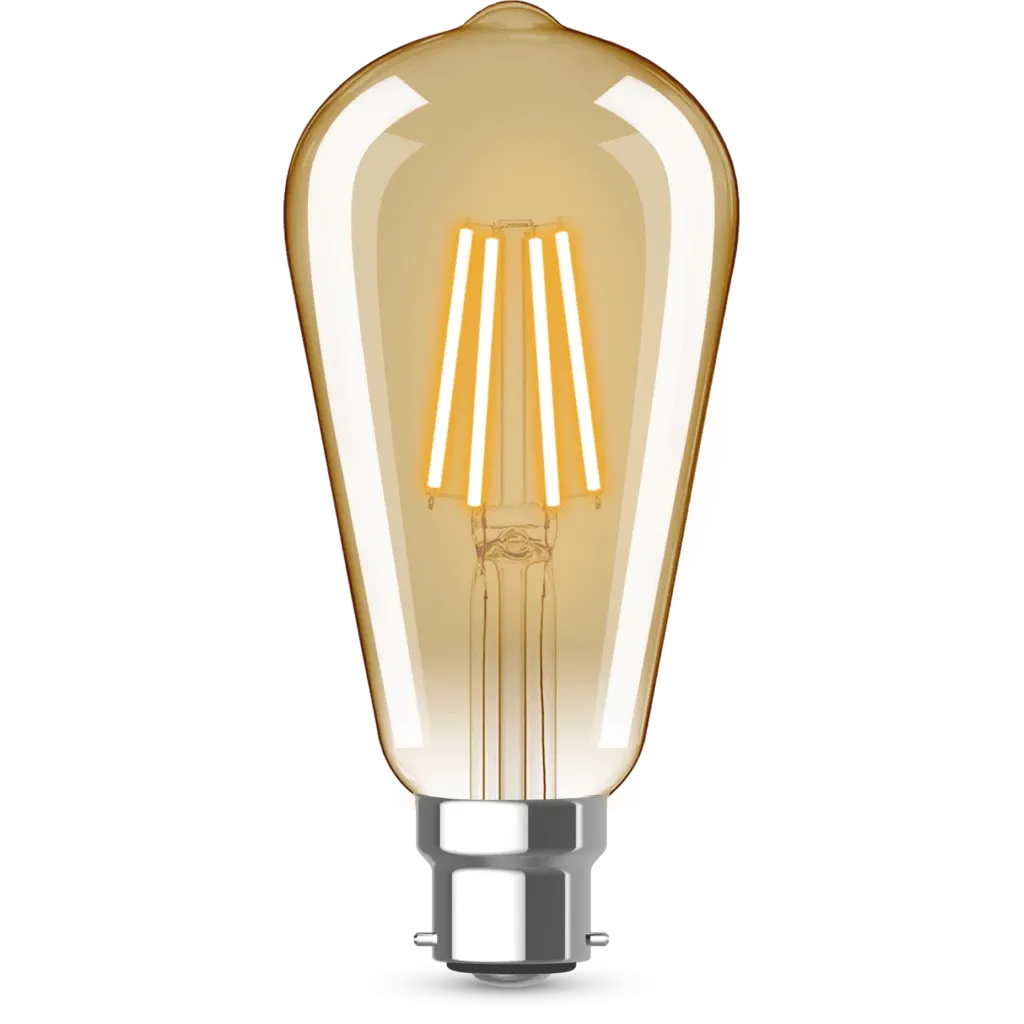 Kosnic VST4.2-BC25 Vintage ST64 4.2W BC(B22) 2500K Golden