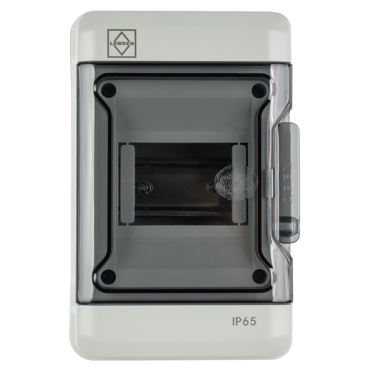 Lewden 4/65ENC 4 Module Polycarbonate IP65 Enclosure