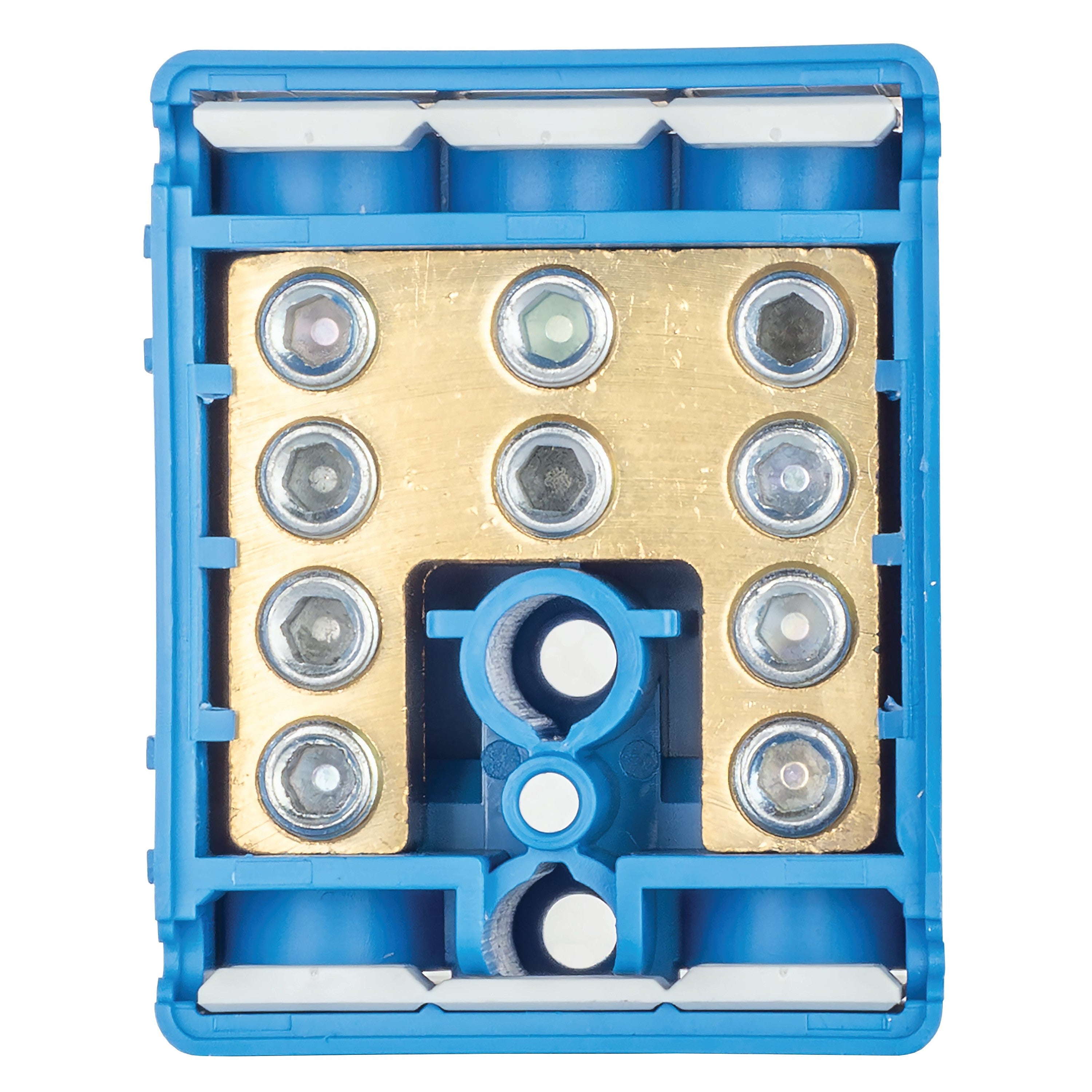 Lewden DT1005BL 100A Single Pole Connector Block Blue