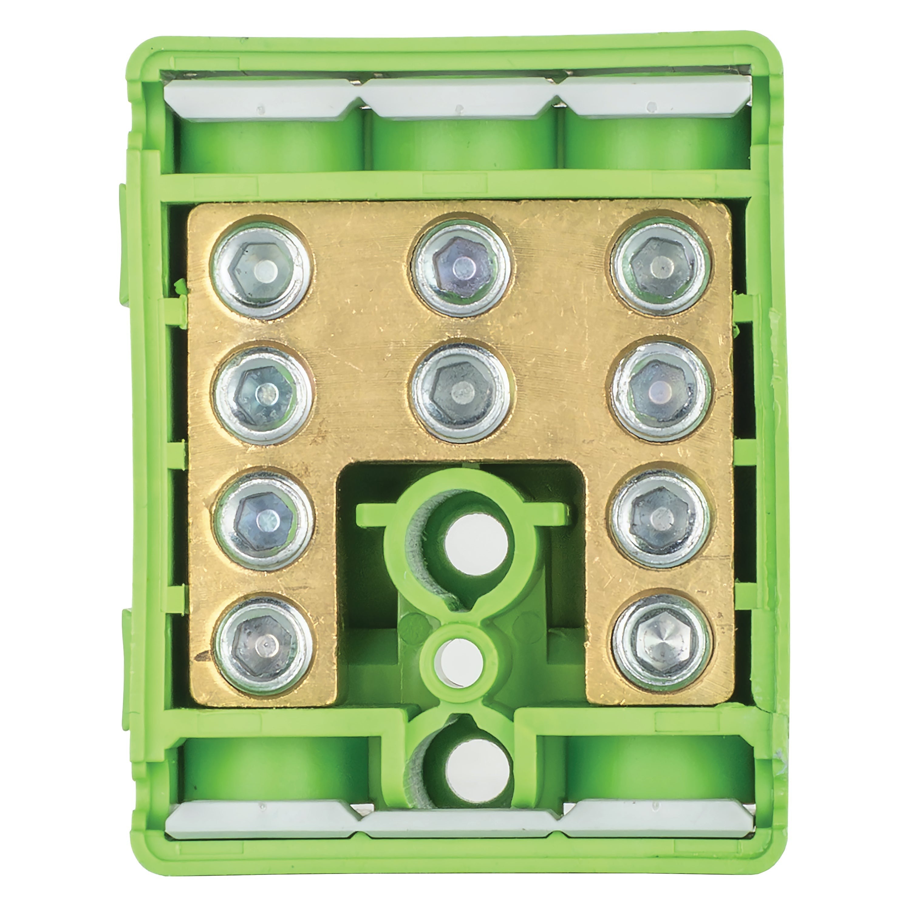 Lewden DT1005GN 100A Single Pole Connector Block Green