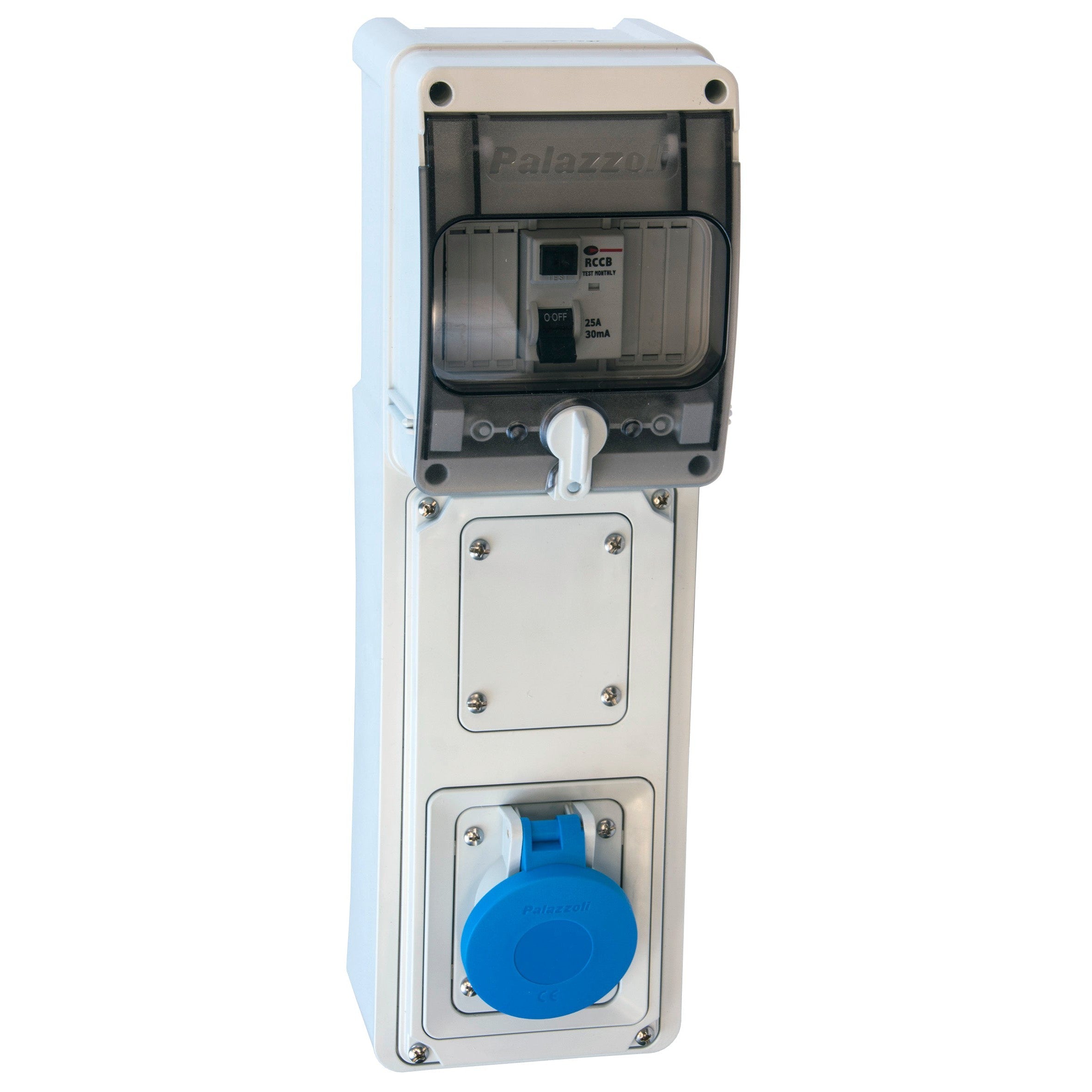 Lewden PMRCD16/301TT 16A 2P+E 230V RCD Socket IP44