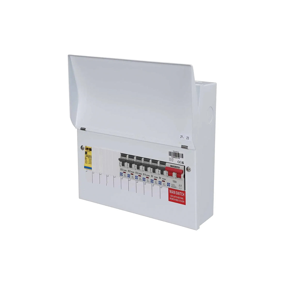 Lewden PRO-R10W-P1SB 9 Usable Way RCBO Consumer Unit Bundle Kit