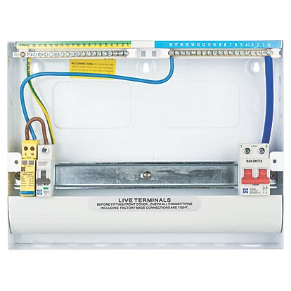 Lewden PRO-R16MS 13 Usable Way Consumer Unit with Main Switch & Type 2 Surge