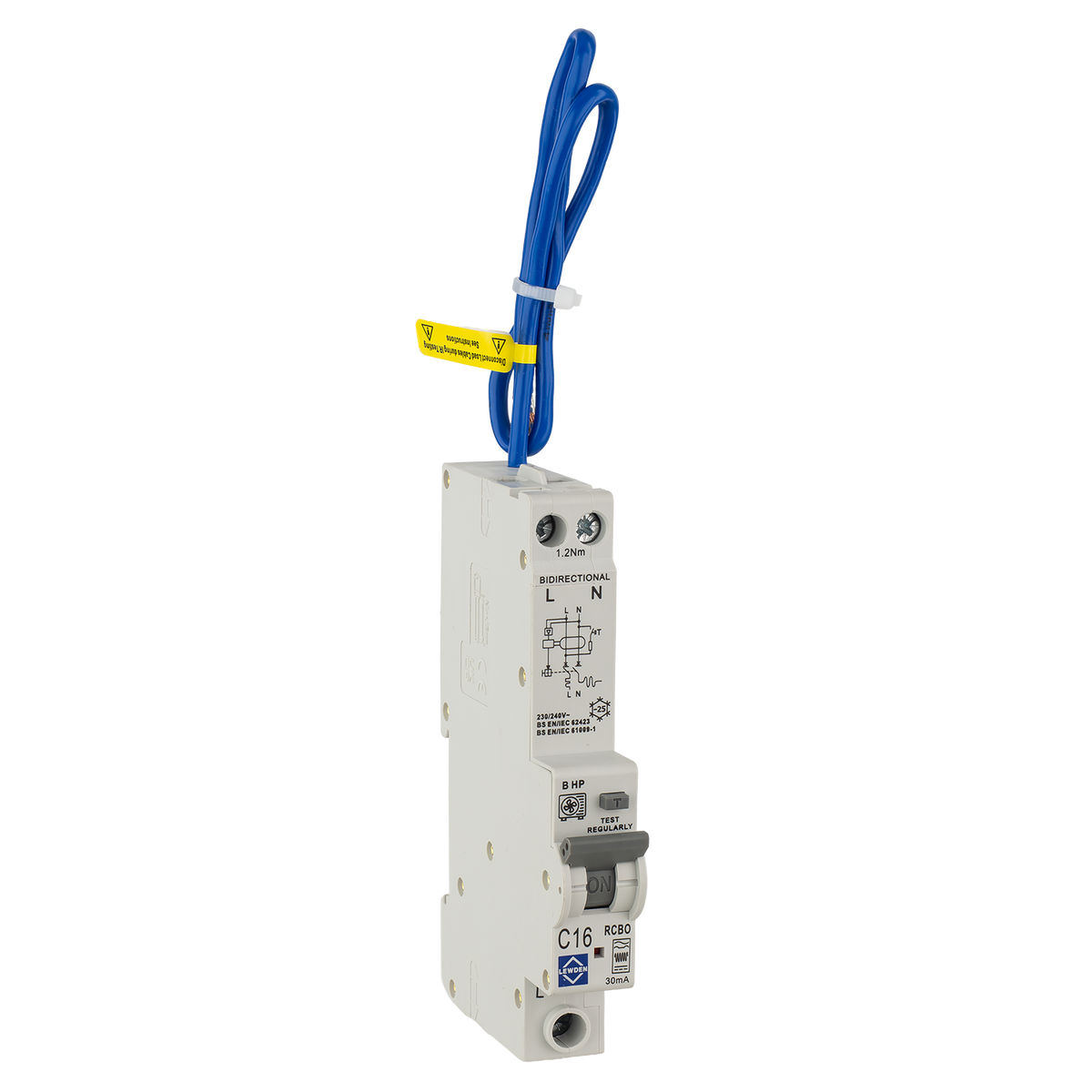 Lewden RCBO C Curve 6kA 30mA Type B - Heat Pump