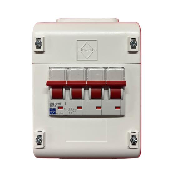 Lewden SLM4-MS 100A TP&N Electricity Meter Isolator Switch