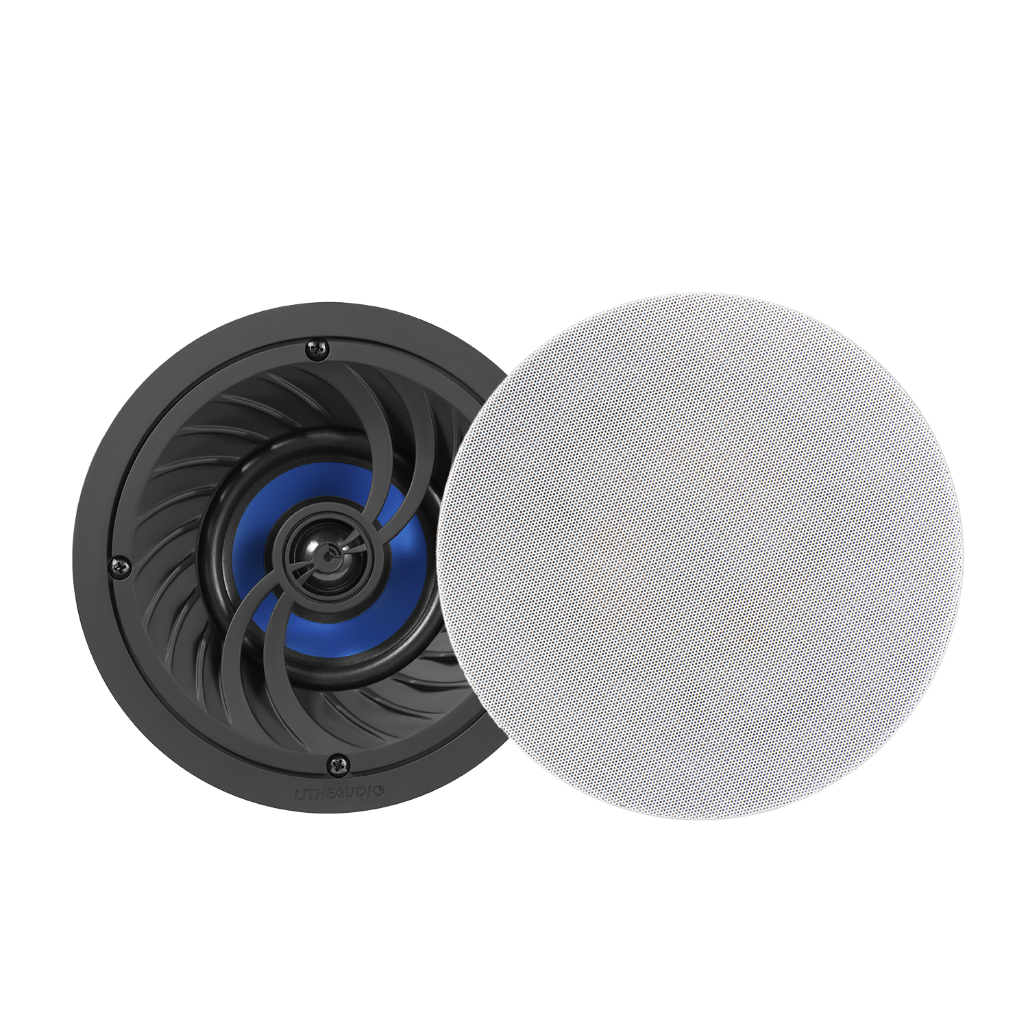 Lithe Audio 03260 4" BT4 Compact Bluetooth Ceiling Speaker (Pair)