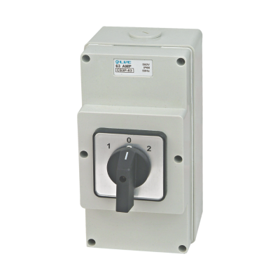 Live Electrical CS3P63 3 Pole 63A Changeover Switch IP66