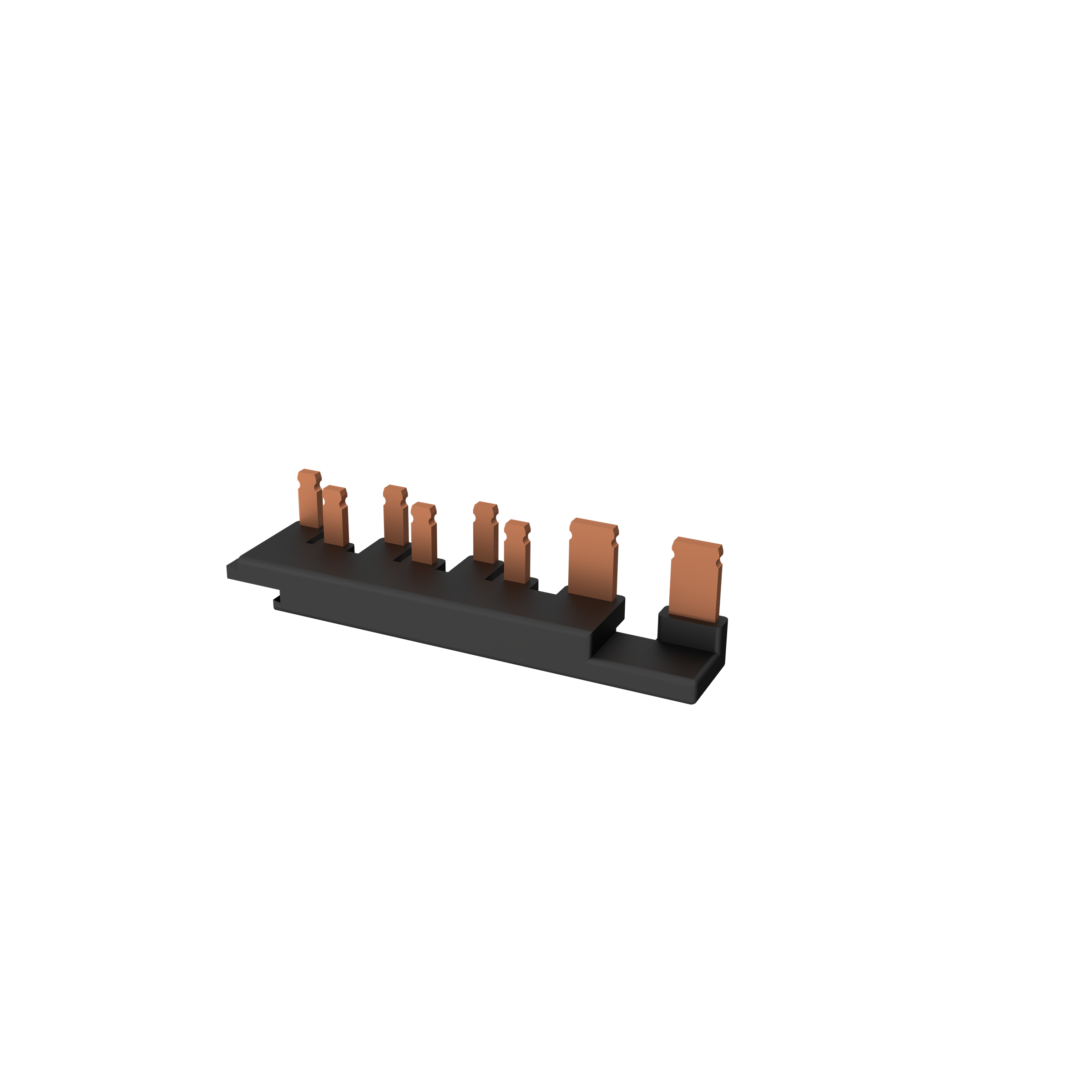 Live Electrical DPN100A5 2P+3 100A Copper Busbar Suitable for SRN Board with Main Switch & SPD
