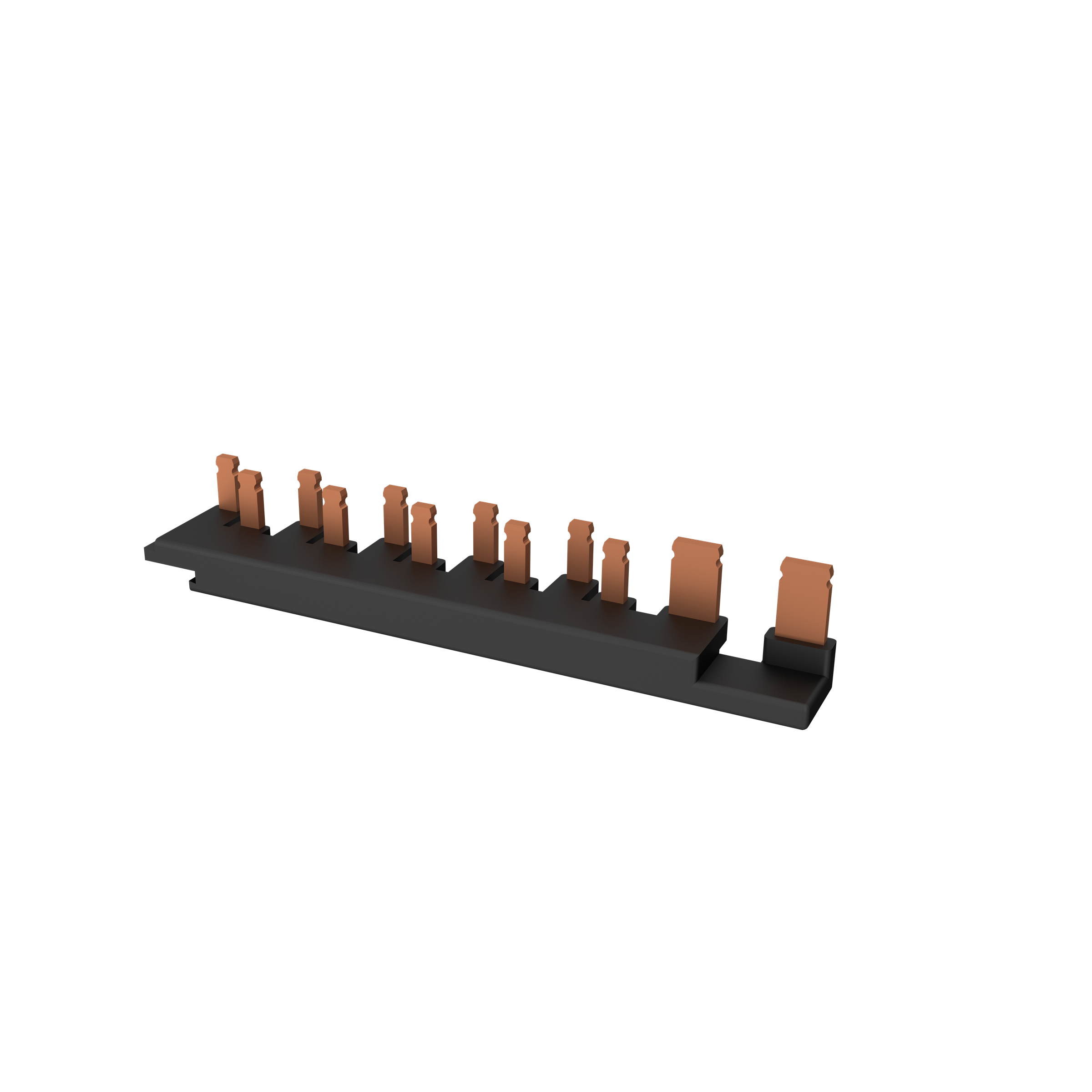 Live Electrical DPN100A7 2P+5 100A Copper Busbar Suitable for SRN Board with Main Switch & SPD