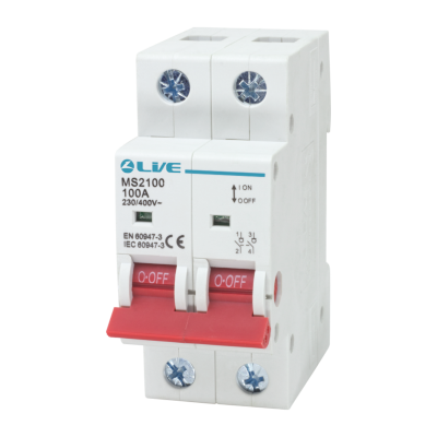 Live Electrical MS2100 2 Pole 100A Main Switch