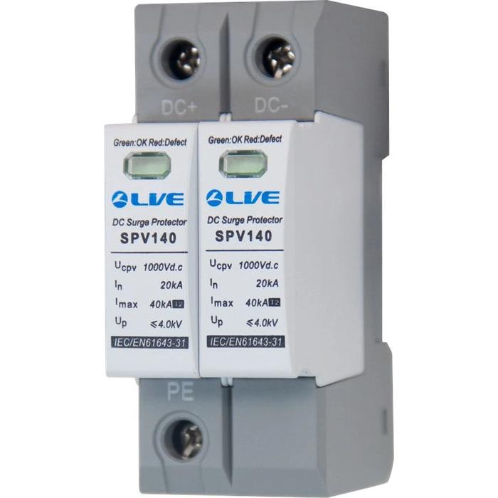 Live Electrical SPV240 2 Pole 20kA/40kA Type 2 DC Surge Protection Device