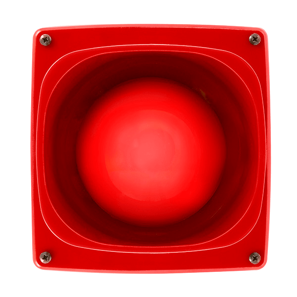 Magduo 2 Wire 2 Wire Ip55 Sounder Red