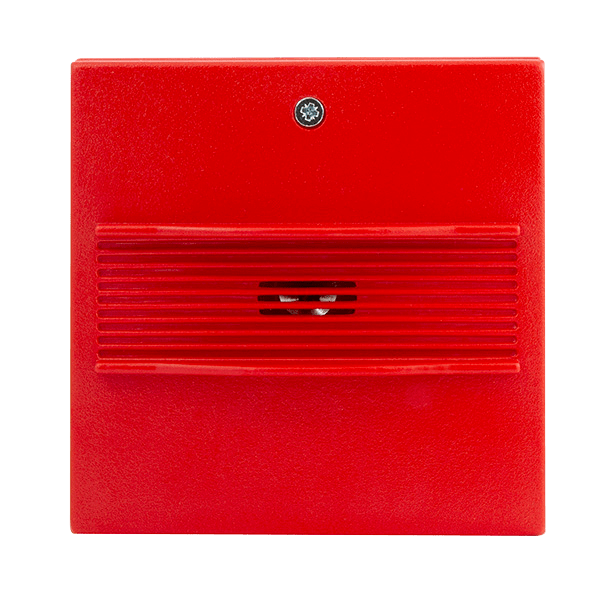 Magduo 2 Wire 2 Wire Sounder Square Red