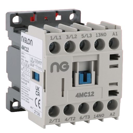 Niglon 4MC12 12A 3 Pole AC Coil Miniature Contactors